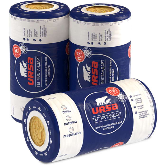 Утеплитель Урса Geo Теплостандарт рулон 50х1220х6560